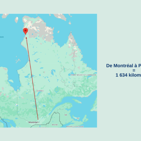 Premier matin sous le ciel de Puvirnituq